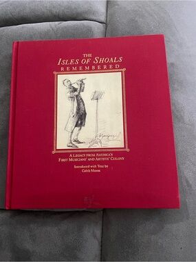 The Isles of Shoals Remembered - Red Hardcover Book